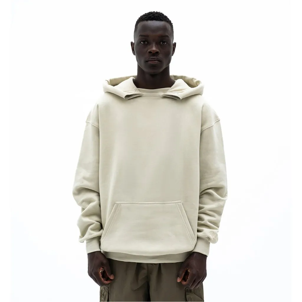 Blank Hoodie with Interchangeable Drawstring Hood - Unisex
