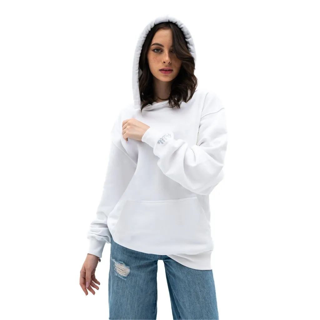 Blank Hoodie with Interchangeable Drawstring Hood - Unisex
