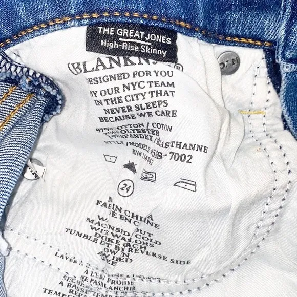 BlankNYC The Great Jones High Rise Skinny Jeans