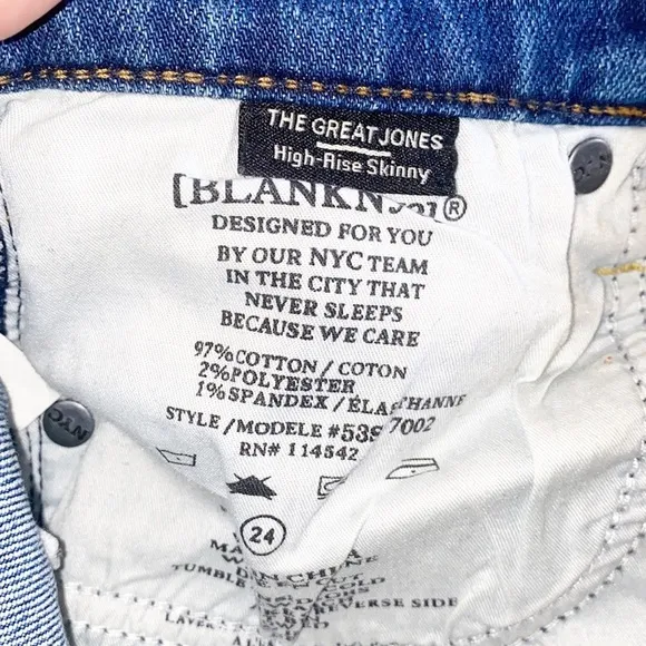 BlankNYC The Great Jones High Rise Skinny Jeans