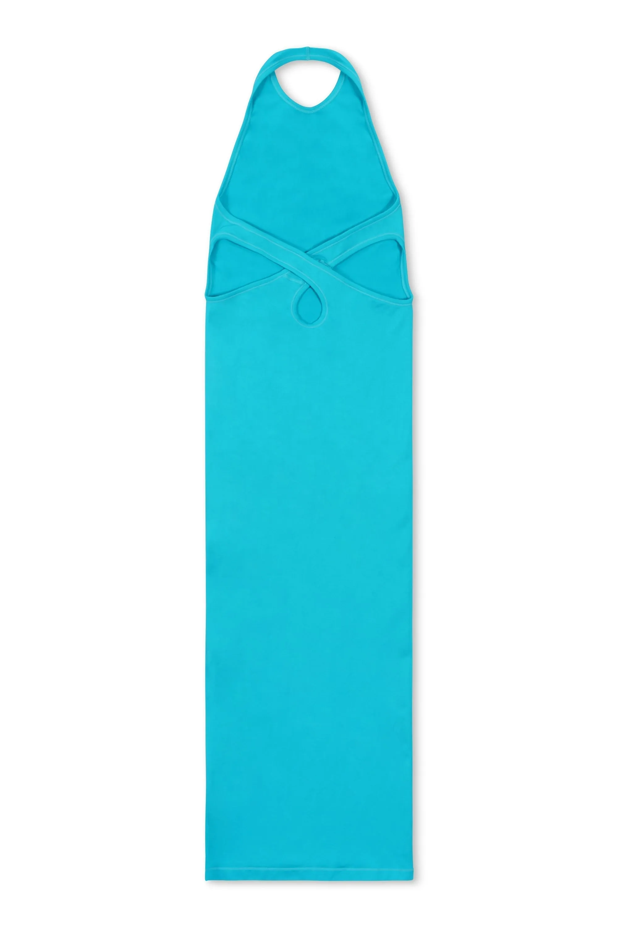 Blim Dress in Ocean Stretch