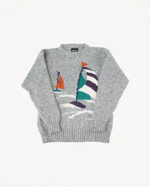 Boat Tripping Pullover - Silver