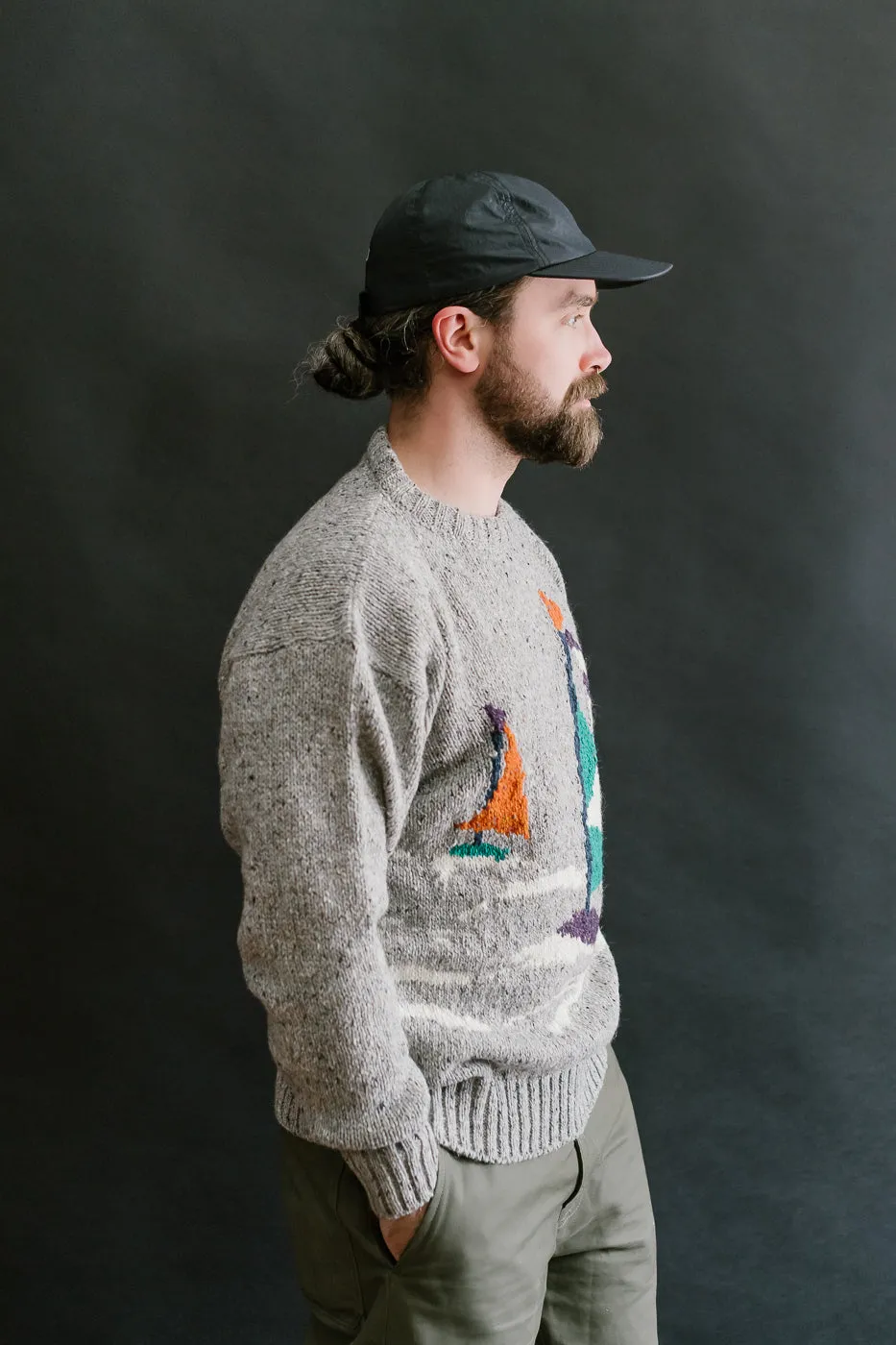 Boat Tripping Pullover - Silver