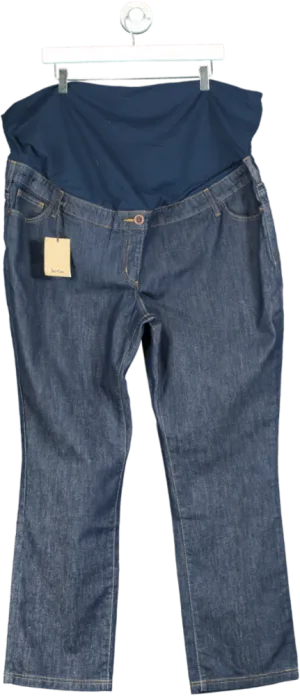 Boden Blue Maternity Straight Jeans UK 20