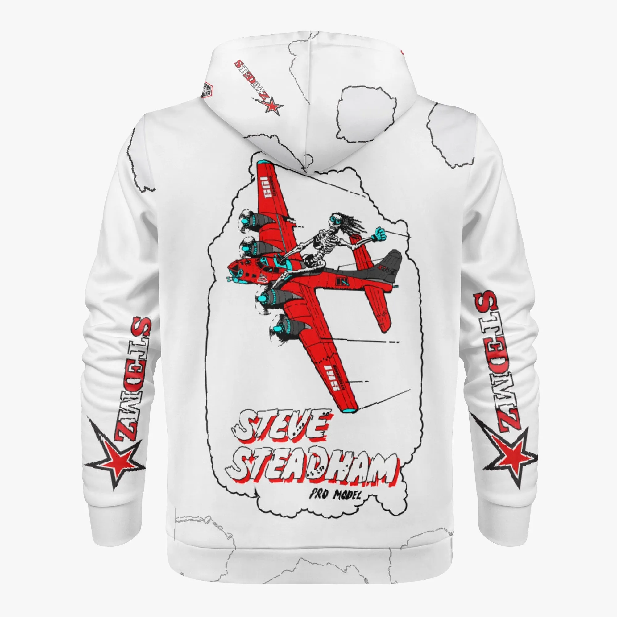 Bomber Zip Up Hoodie