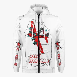 Bomber Zip Up Hoodie