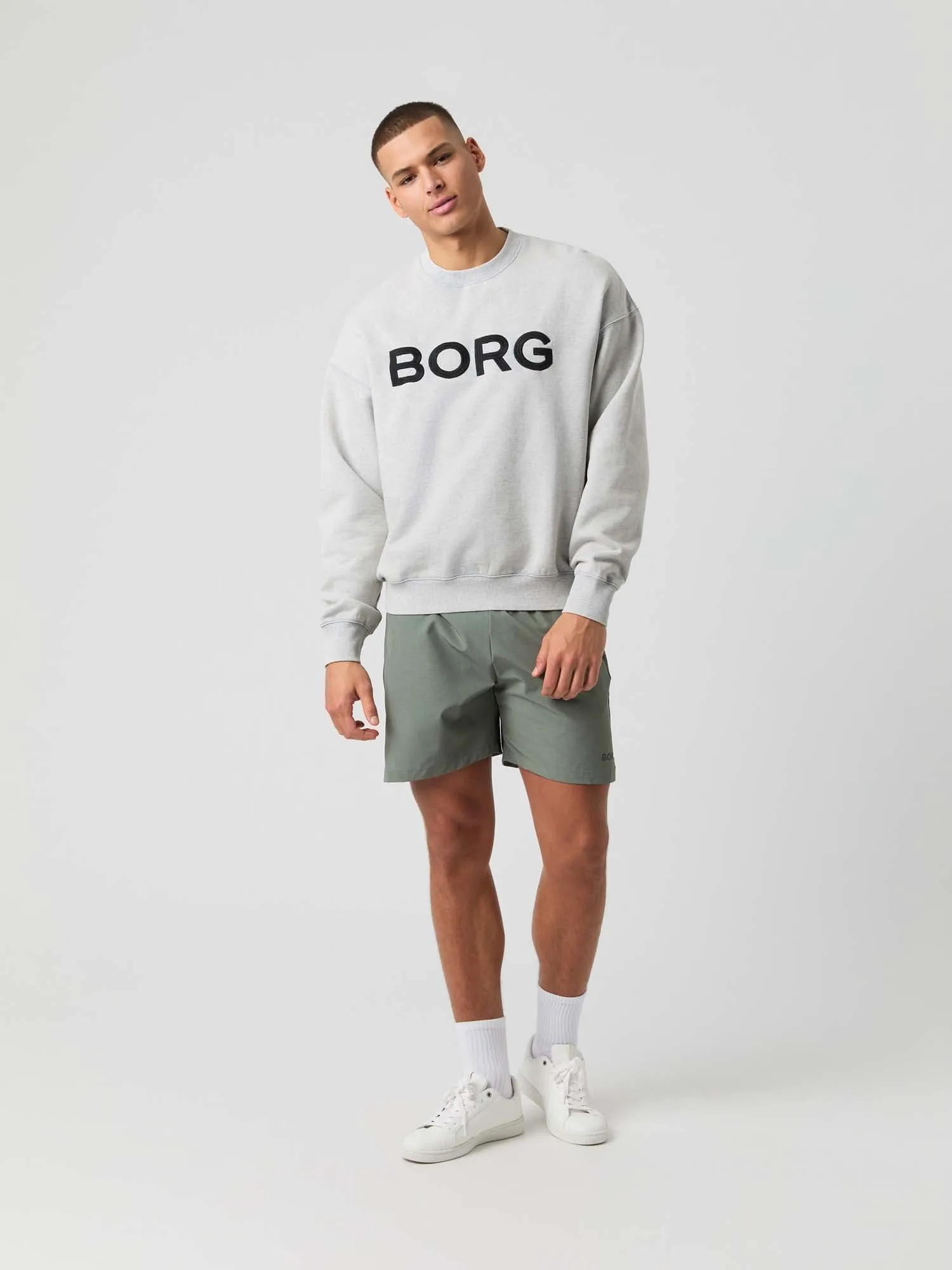 Borg Oversized Logo sweater