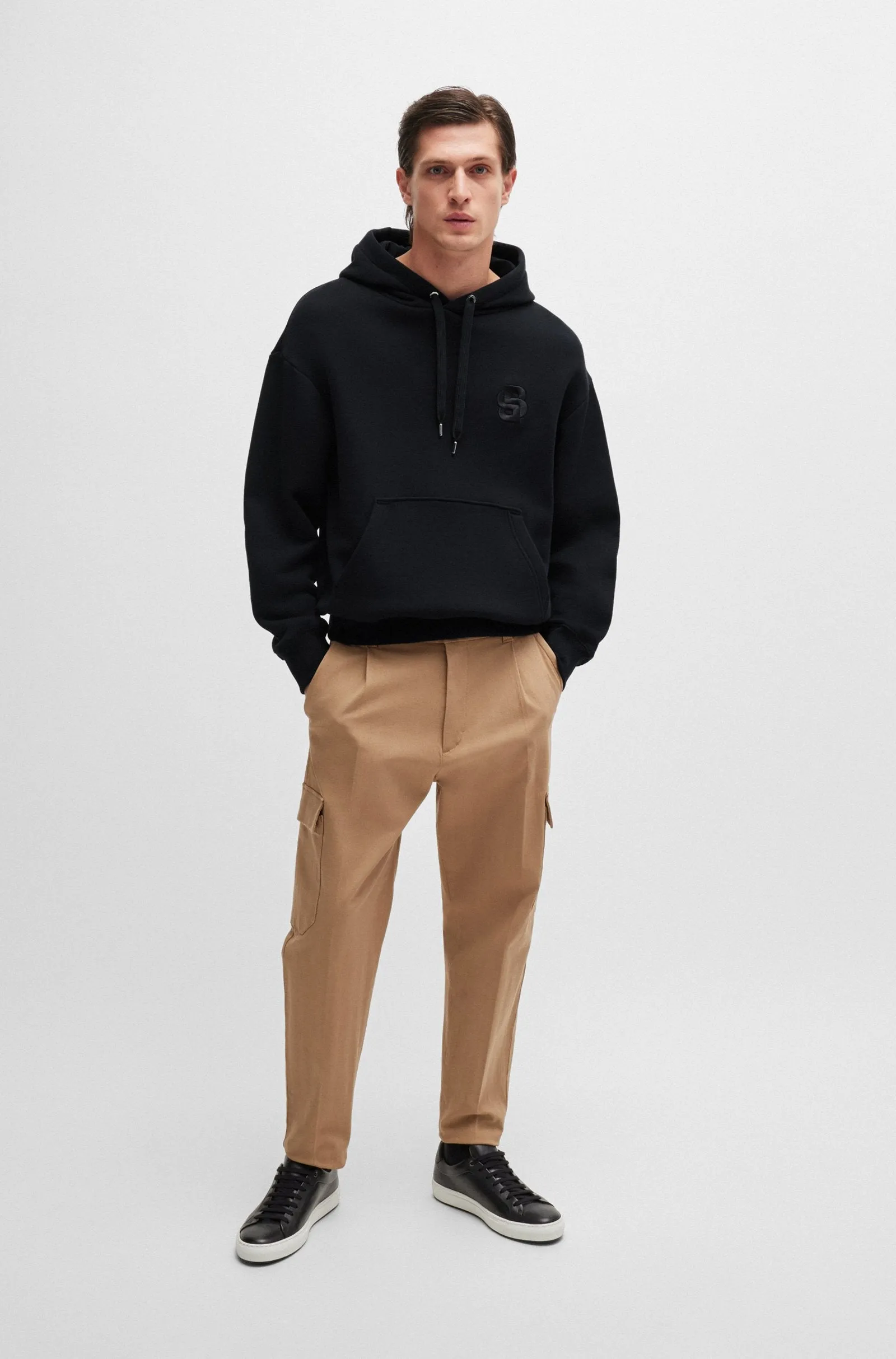 BOSS Hoodies Oversize Fit in Cotton - C-SULLIVAN 23 10263006 01-50518762