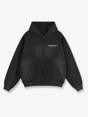BOXY ZIP-UP HOODIE