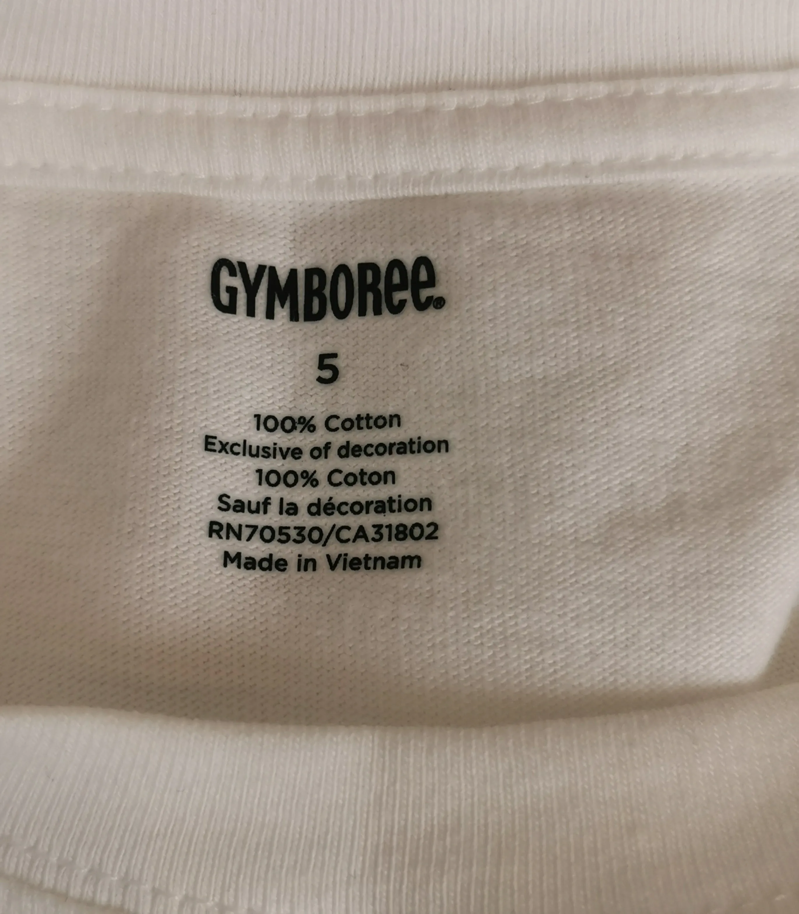 BOY SIZE 5 YEARS - GYMBOREE, Graphic Cotton T-Shirt EUC B49
