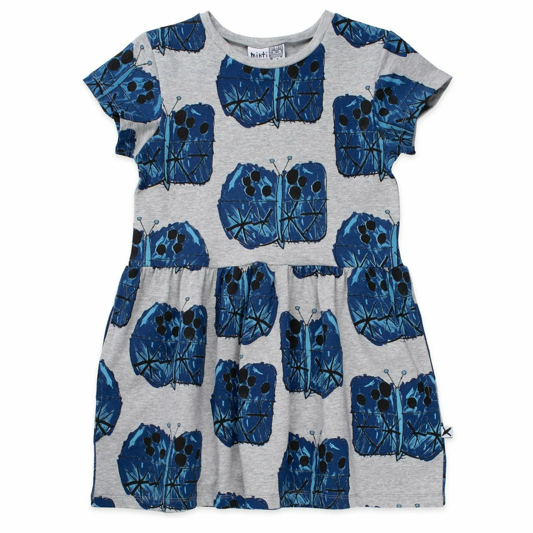Brilliant Butterfly Dress - Grey Marle