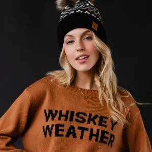 Brown Whiskey Weather Sweater