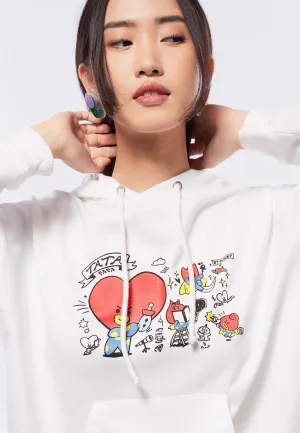 BT21 Oversized Graphic Hoodies