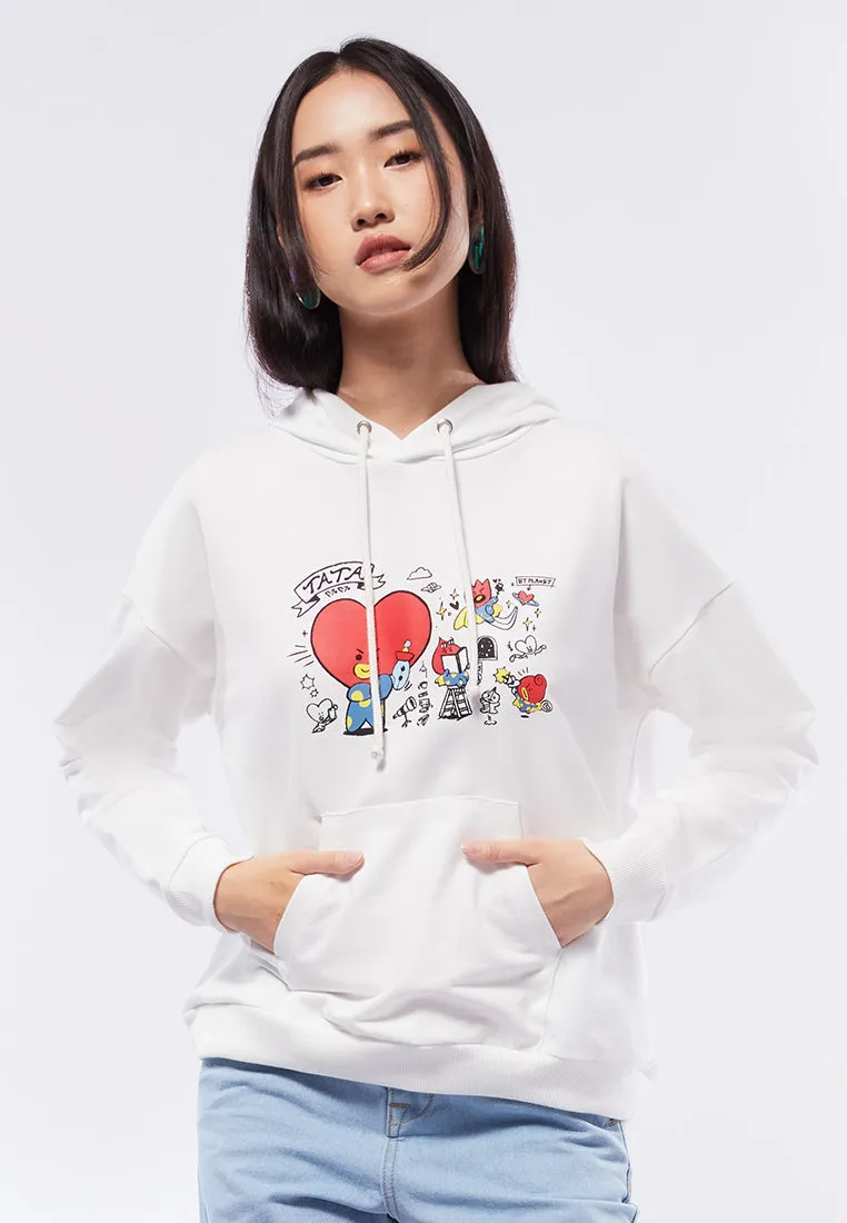 BT21 Oversized Graphic Hoodies