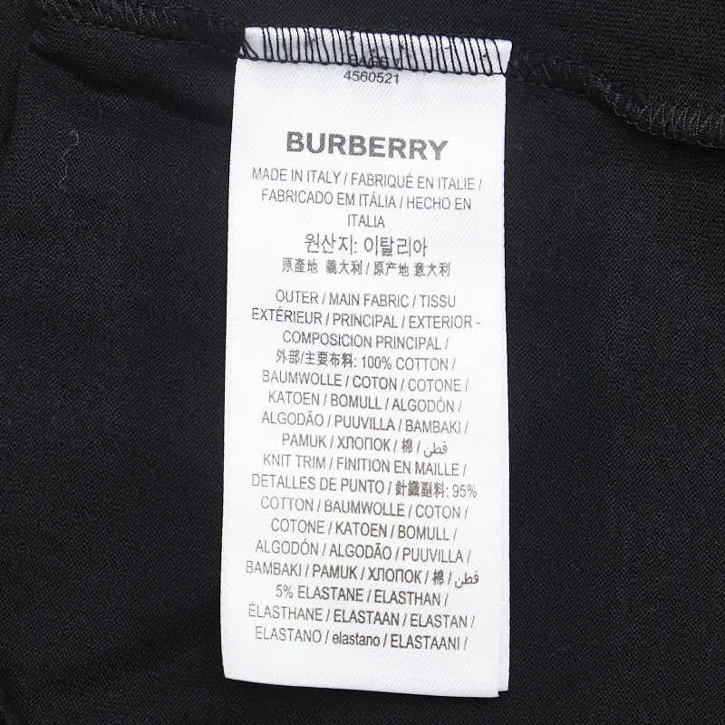 Burberry Cutout Detail Cotton T-Shirt XS