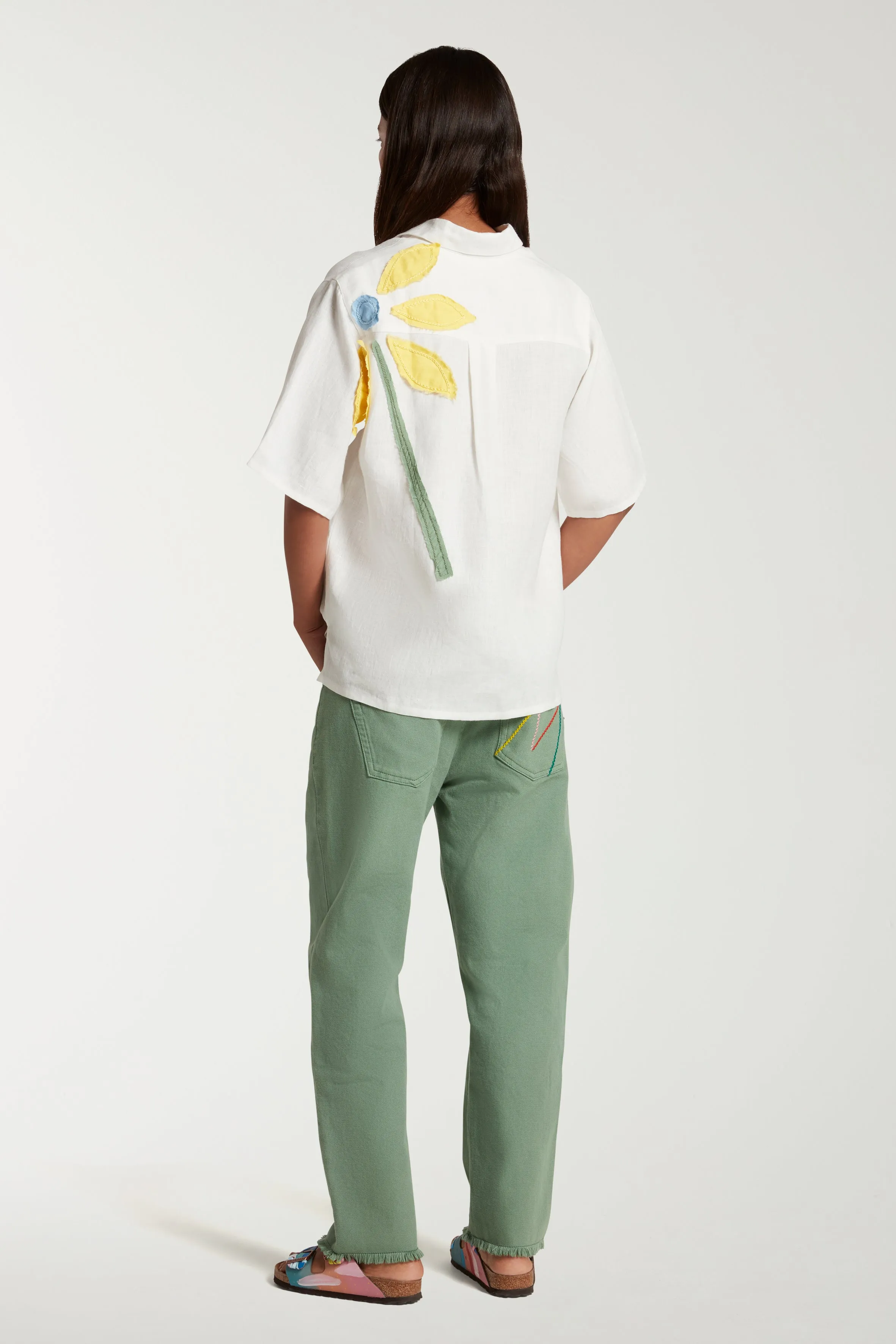 Canvas Straight Leg Jeans