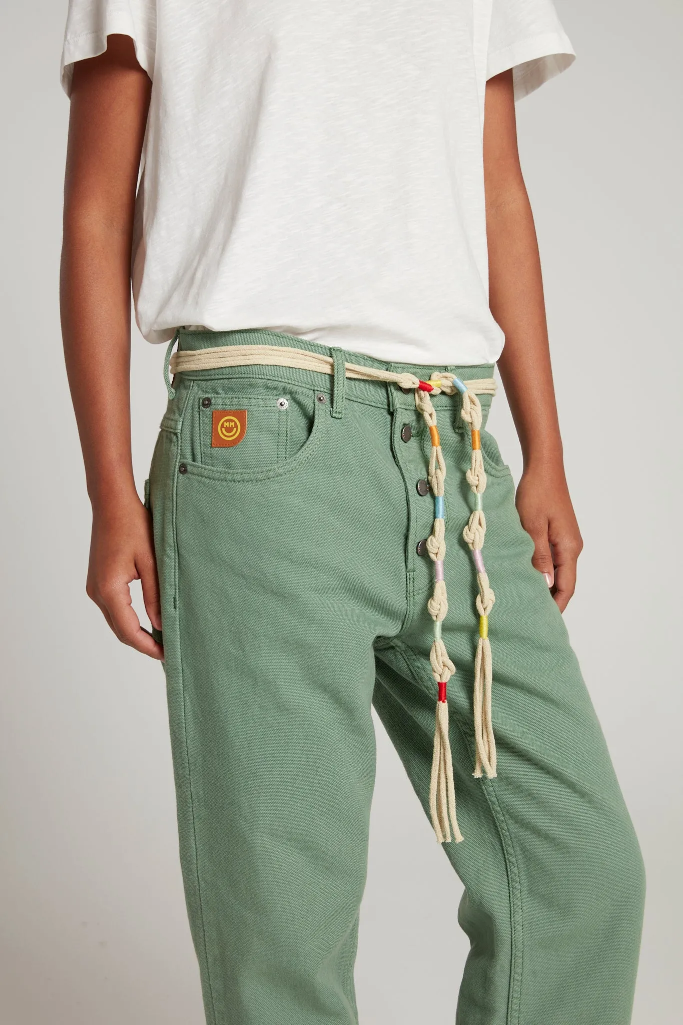 Canvas Straight Leg Jeans