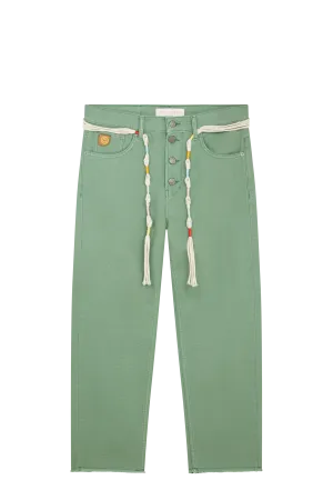 Canvas Straight Leg Jeans