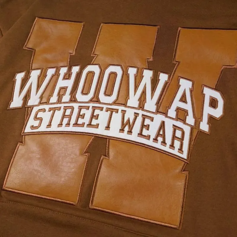 Casual Oversized Letter Print Hoodie for Y2K Style and Comfort