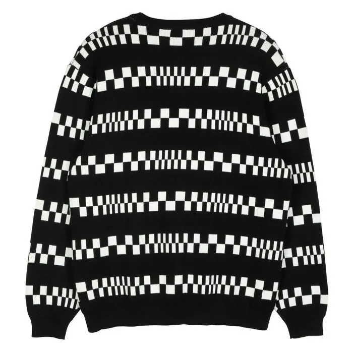 Check Stripe Santa Cruz Knit Crew