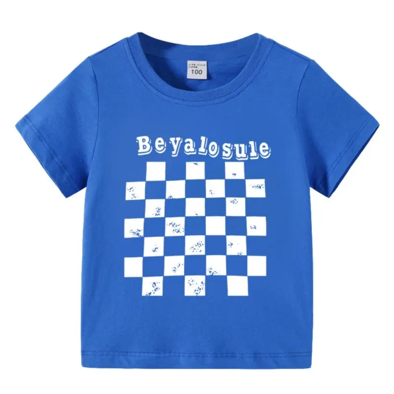 Chessboard Soft Cotton T-Shirts