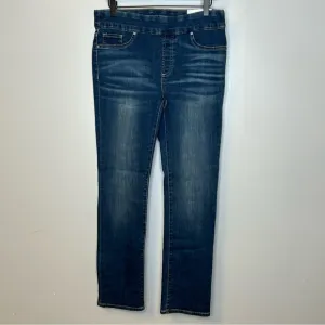 Chico’s Denim Pull-On Straight Leg Jeans Jeggings Size 4R Chico’s Size 0R