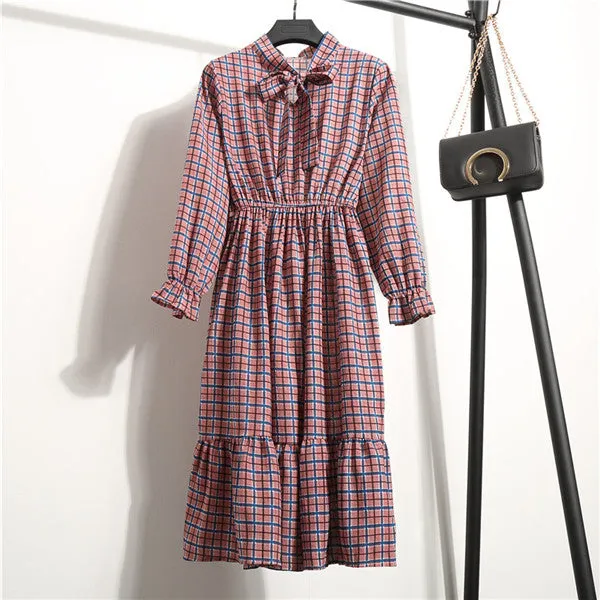 Chiffon Print Dress  Multiple Colors