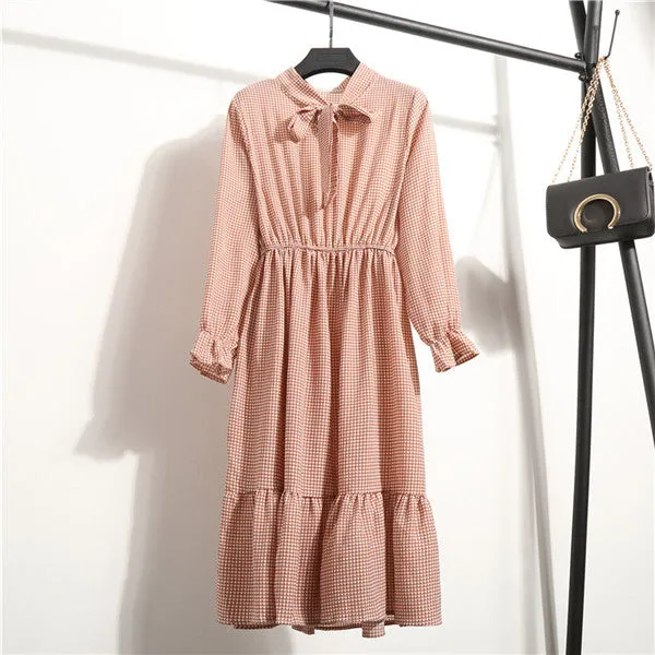 Chiffon Print Dress  Multiple Colors