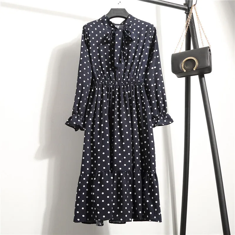 Chiffon Print Dress  Multiple Colors
