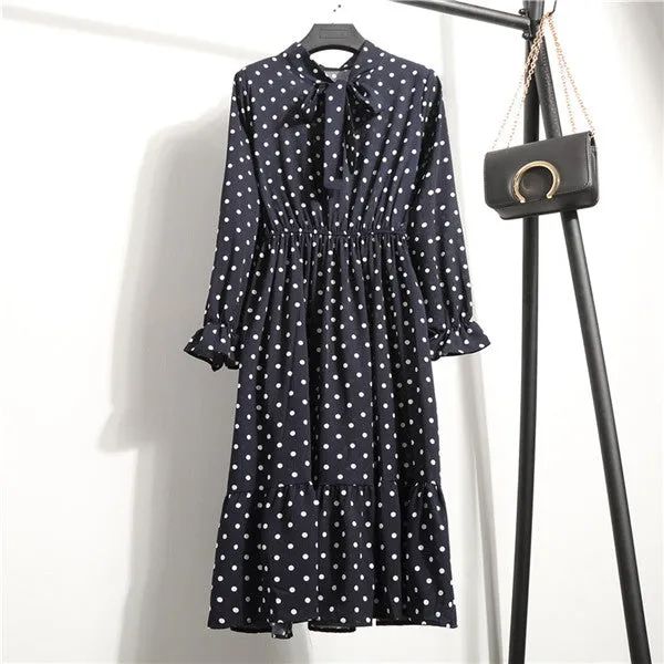 Chiffon Print Dress  Multiple Colors