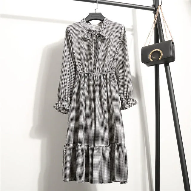 Chiffon Print Dress  Multiple Colors
