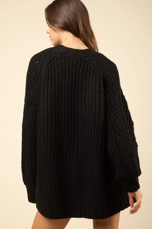 Chunky Knit Cardigan