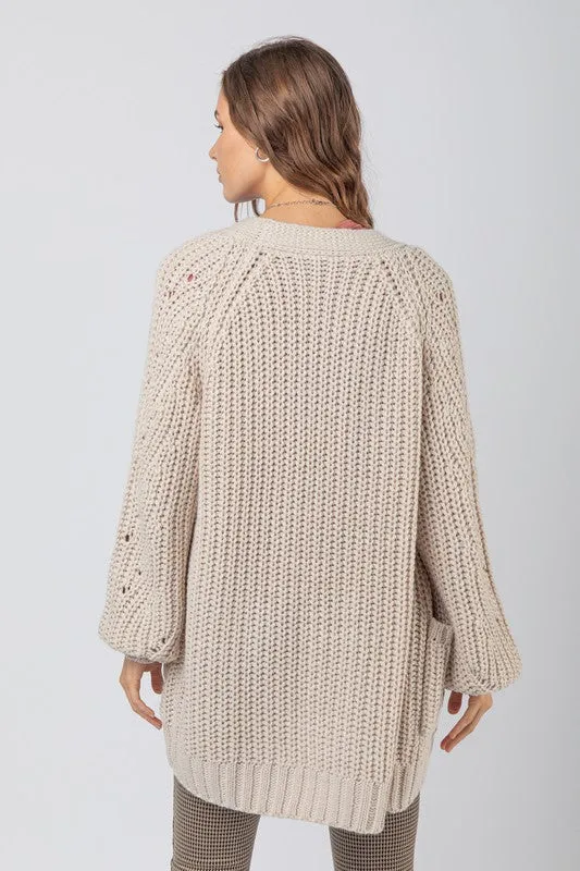 Chunky Knit Cardigan