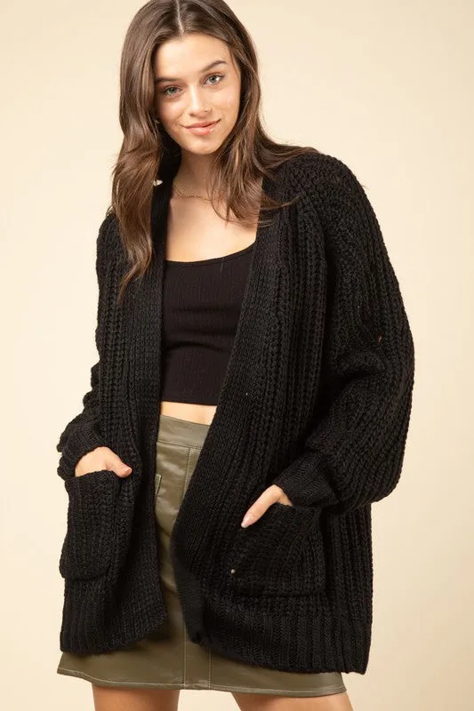 Chunky Knit Cardigan