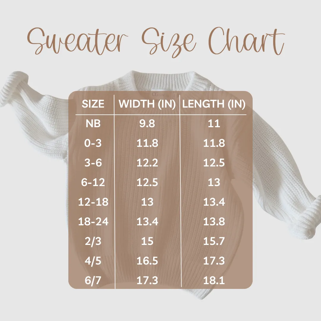 CHUNKY KNIT SWEATER - BISCOTTI
