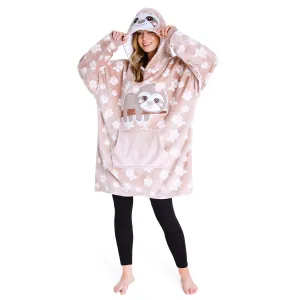 CityComfort Oversized Hoodie for Women Fleece Hoodie - Sloth