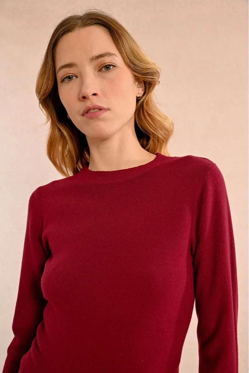 CLOSE-FITTING LONG-SLEEVED SWEATER