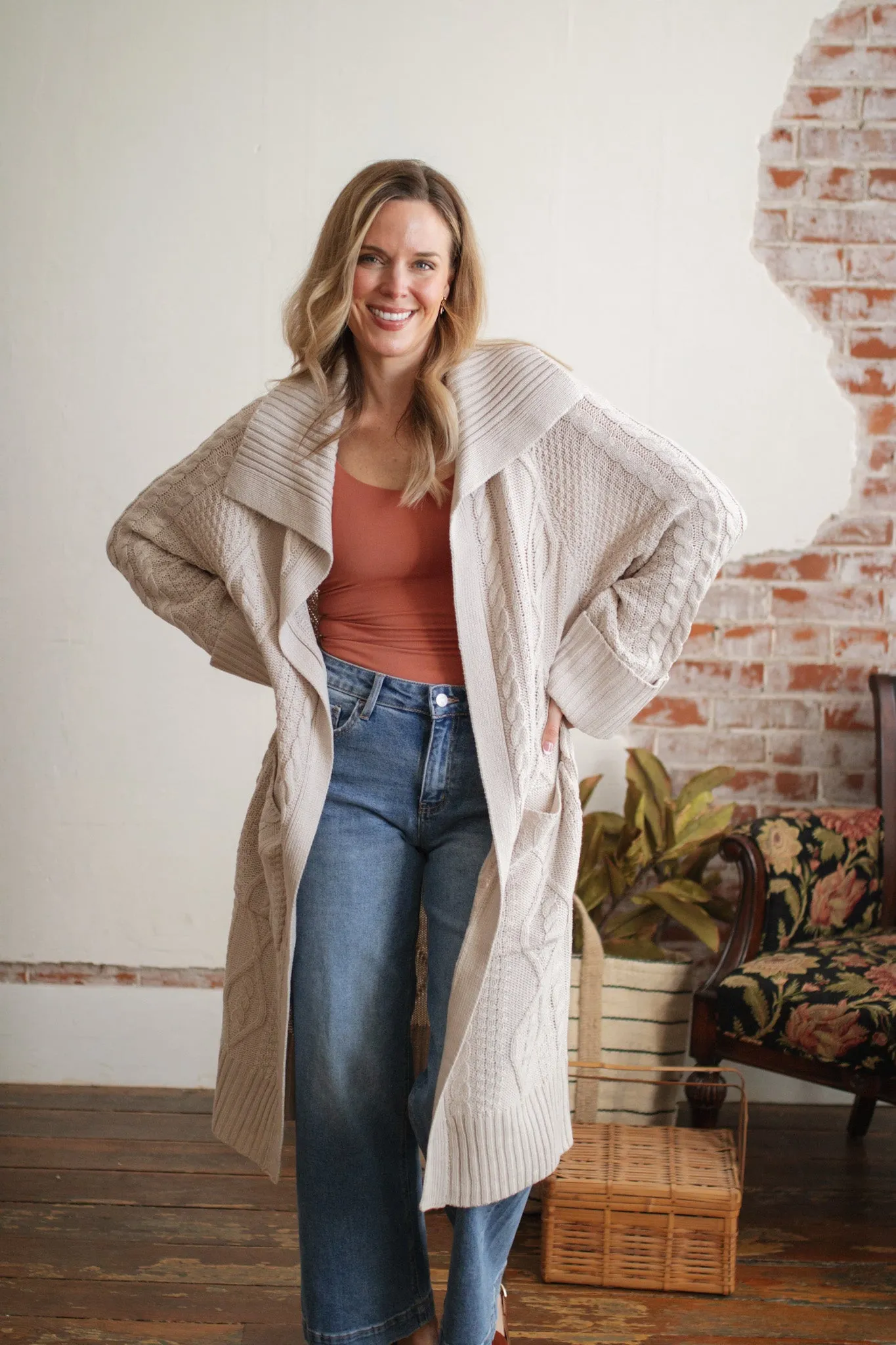 Collette Chunky Sweater Duster