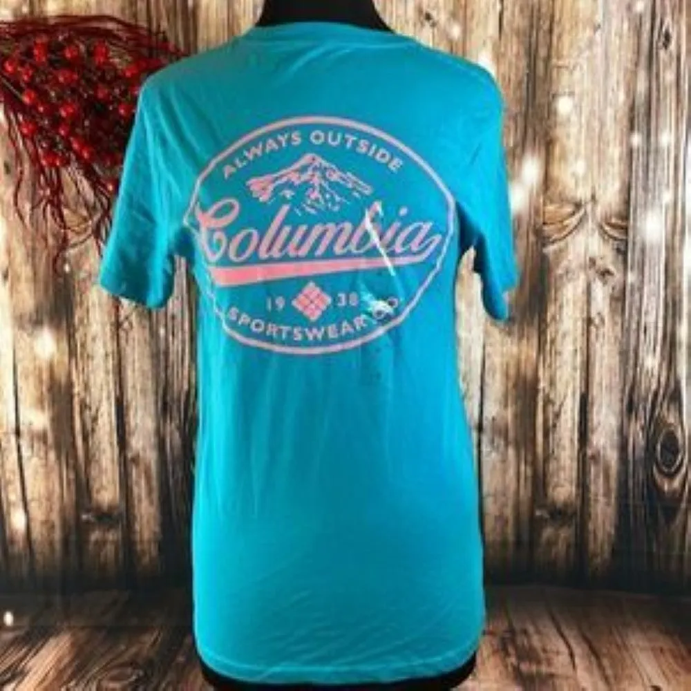 Columbia Men's Ultimate Graphic T-Shirt - Blue - Size S