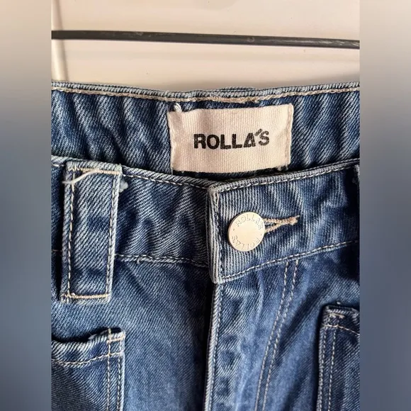 COPY - ROLLA’S High Rise Wide Leg Sailor Jeans size 30 Aussie 12