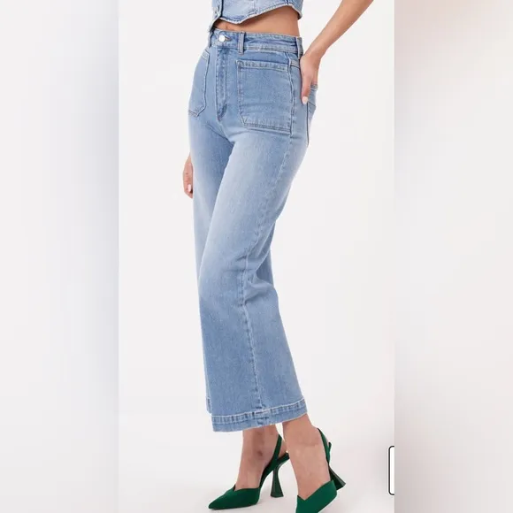 COPY - ROLLA’S High Rise Wide Leg Sailor Jeans size 30 Aussie 12