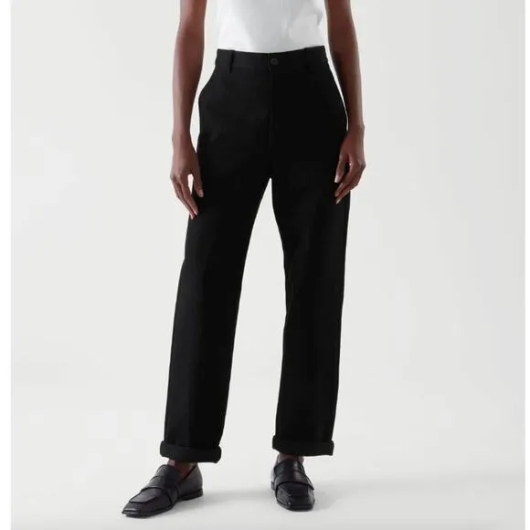 COS Straight Fit Chino Jeans Black {W19}