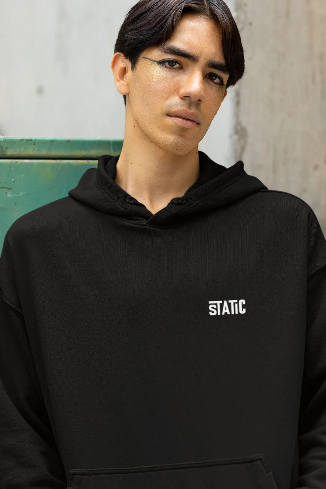 Cosmic Melody by Lord Krishna Oversized Hoodie