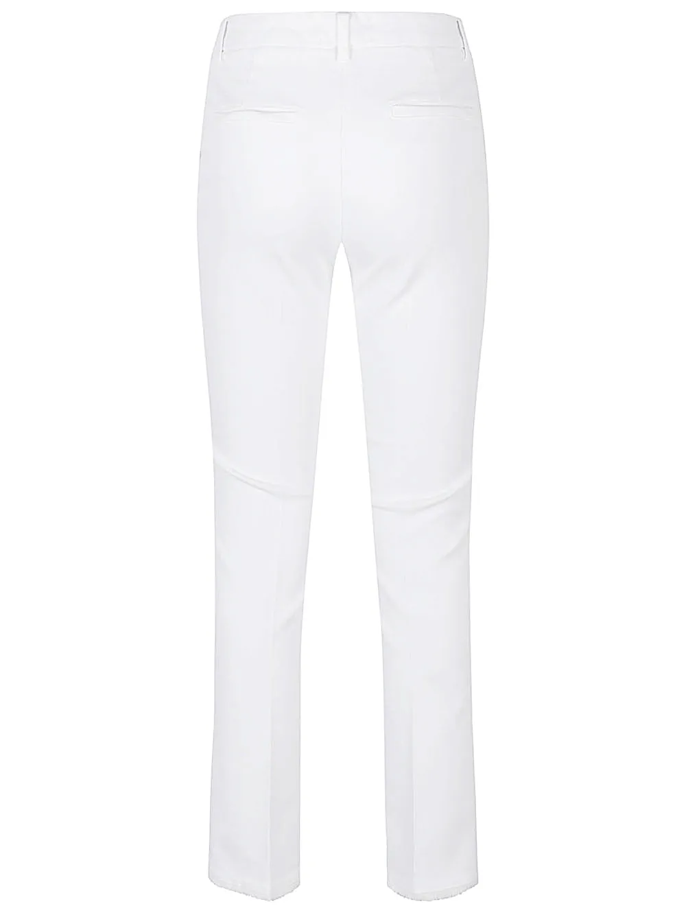 Cotton straigh-leg trousers