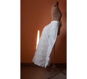 Crinoline hoop back long bustle cage