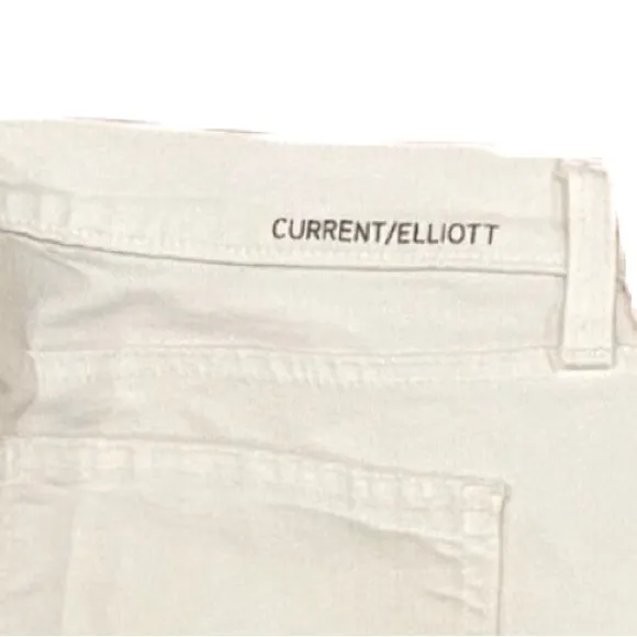 Current Elliott The Rolled Skinny Jeans in Sugar