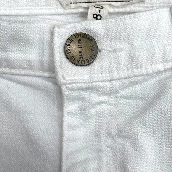 Current Elliott The Rolled Skinny Jeans in Sugar