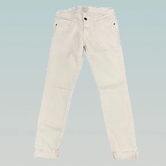 Current Elliott The Rolled Skinny Jeans in Sugar