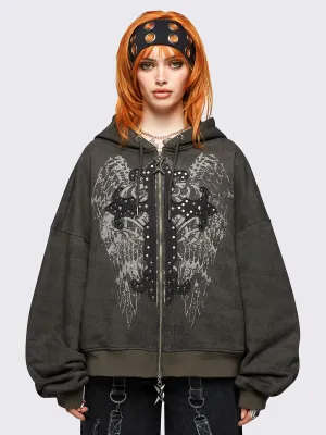 Cursed Zip Up Hoodie
