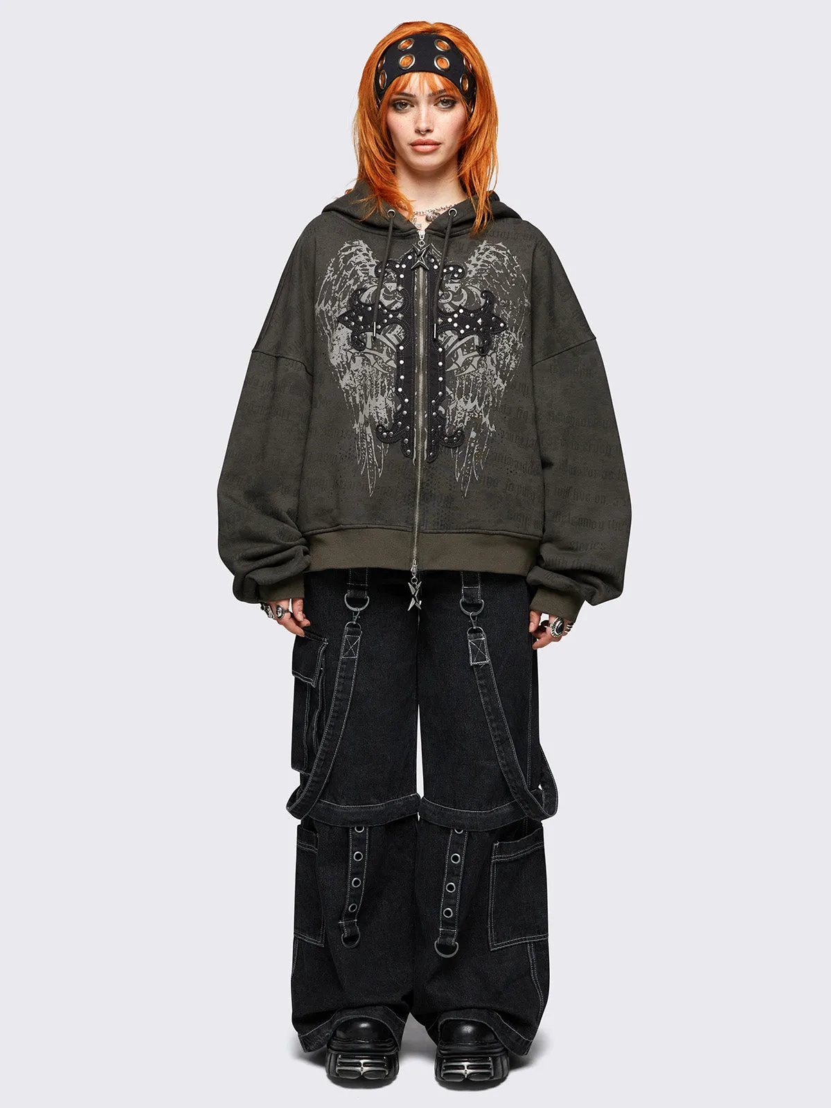 Cursed Zip Up Hoodie